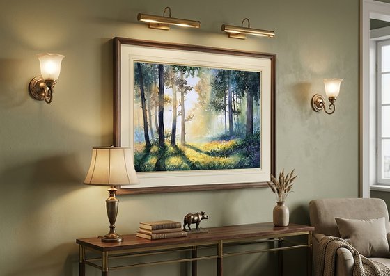 Misty Morning Forest