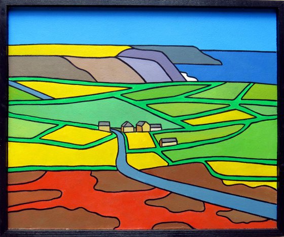 View south west from carn galver.  LANDSCAPE PAINTER OF THE YEAR FINALIST.