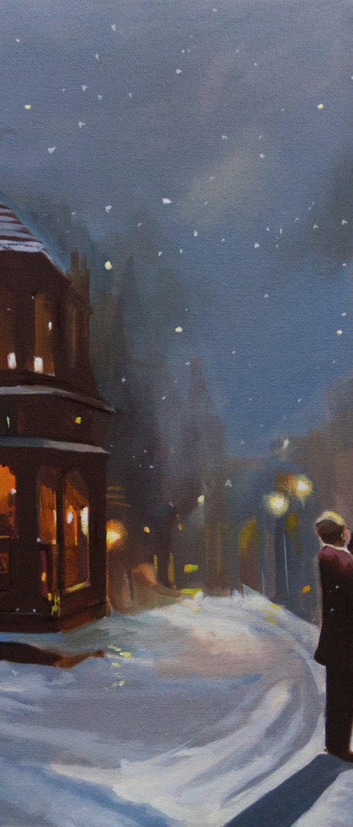 A Lamplighter by Gordon Bruce
