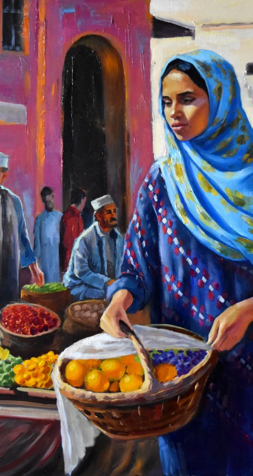 An ordinary day at the market of the East by Serghei Ghetiu