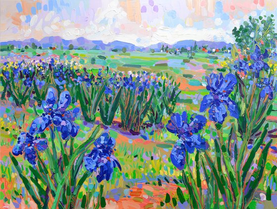 Irises Landscape