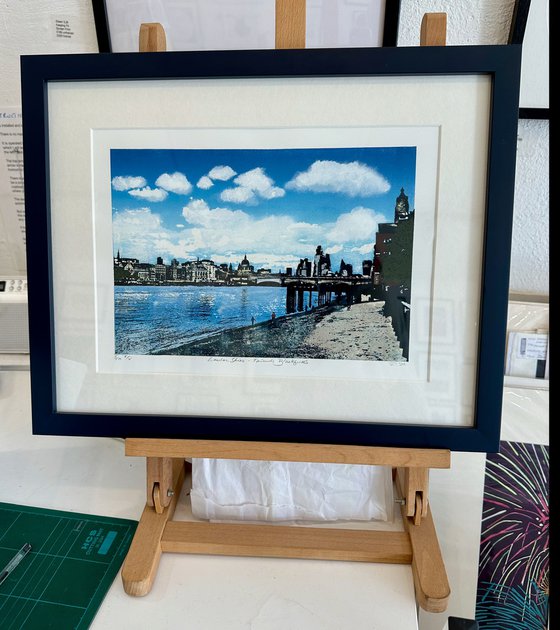 London Skies - Towards Blackfriars FRAMED