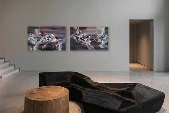 Untethered Symphony Diptych