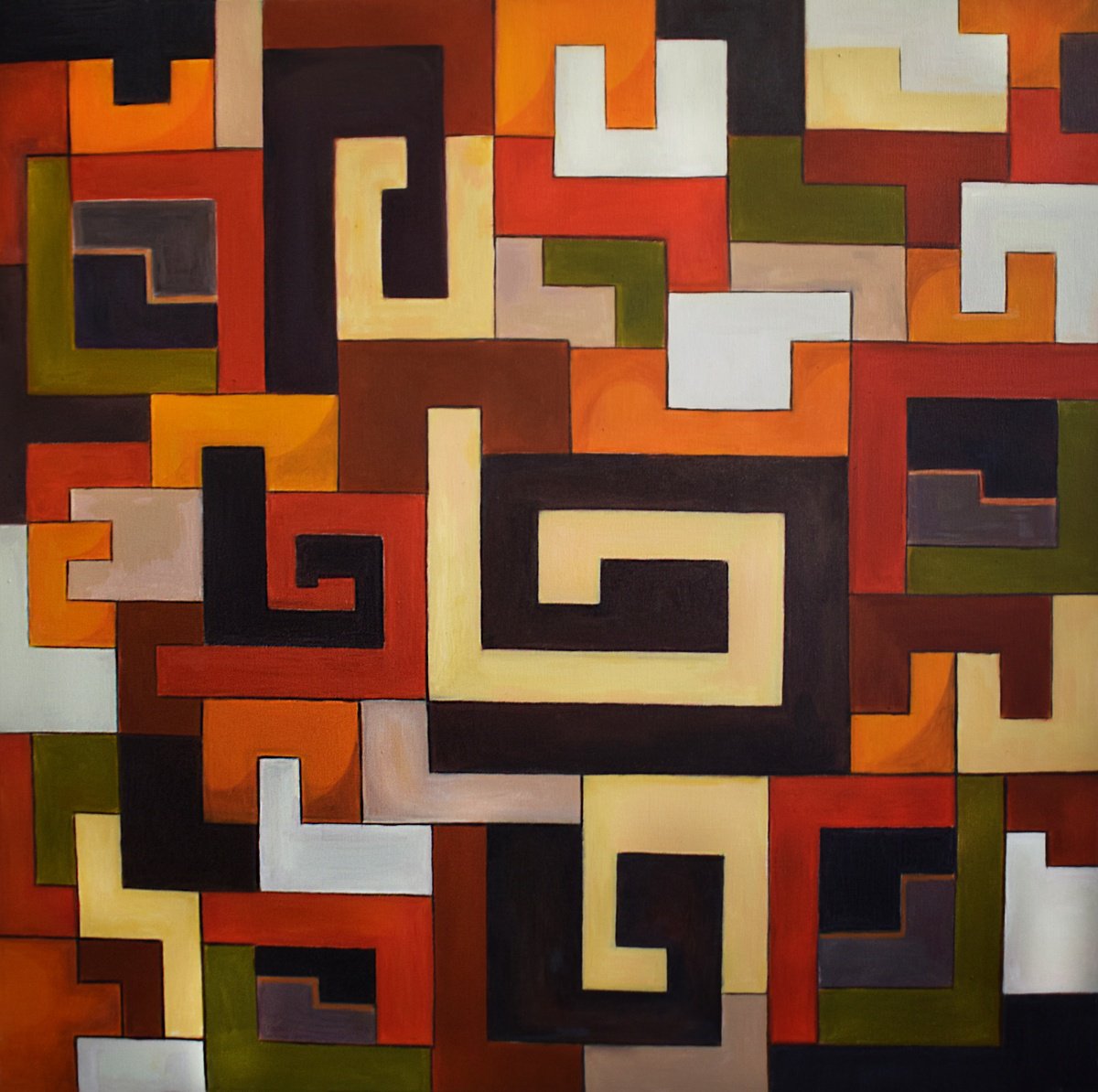 Mycenae By Nikola Ivanovic, 31 X 31, Artwork For Sale On Artfinder