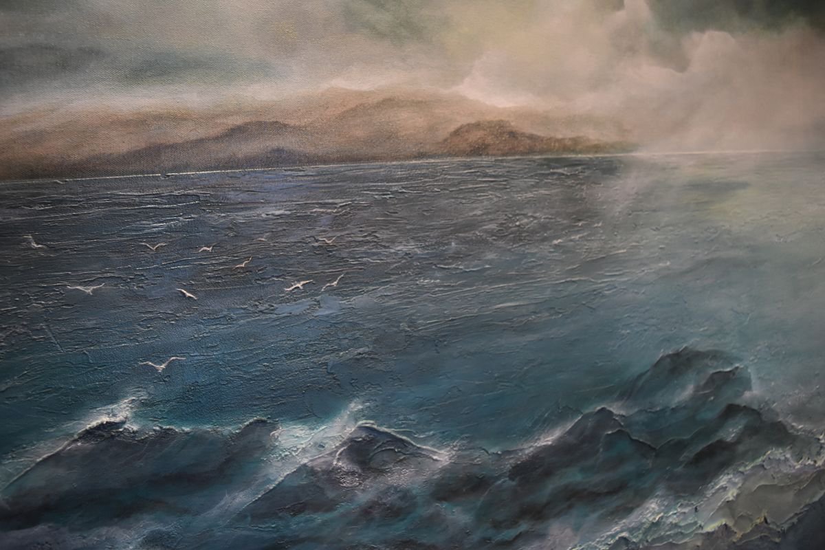 Tides for Two Seascapes Ocean paintings Wave paintings