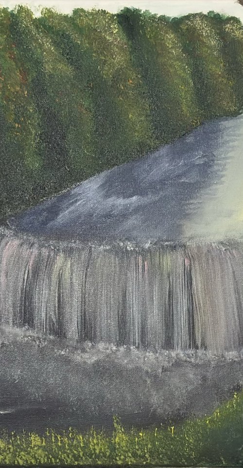 Sunlit Cascade by Sayaka Minegishi