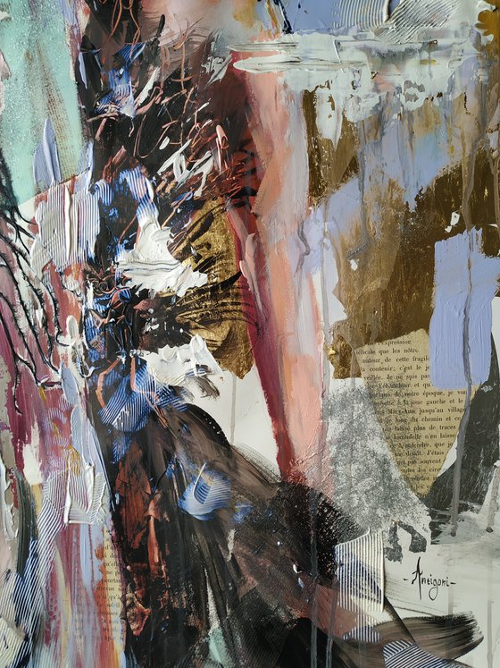 Glorious- woman Painting on Paper