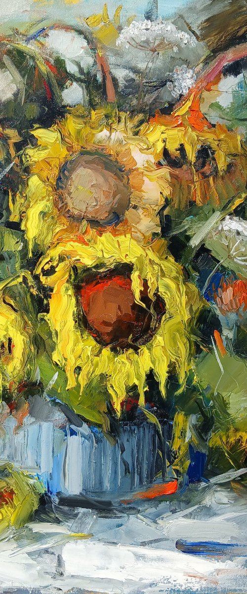 Sunflowers in Bloom by Davit Arstamyan