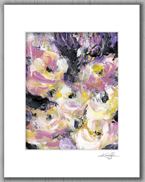 Floral Fall 37 - Floral Abstract Painting by Kathy Morton Stanion by Kathy Morton Stanion
