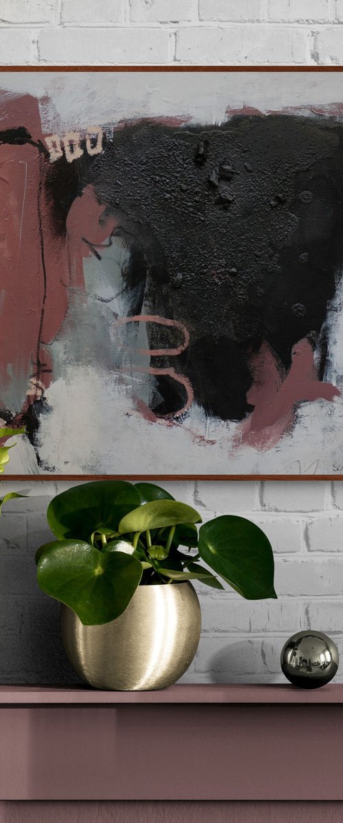 BLACK PLAYS WITH DUSKY PINK by Daniela Schweinsberg