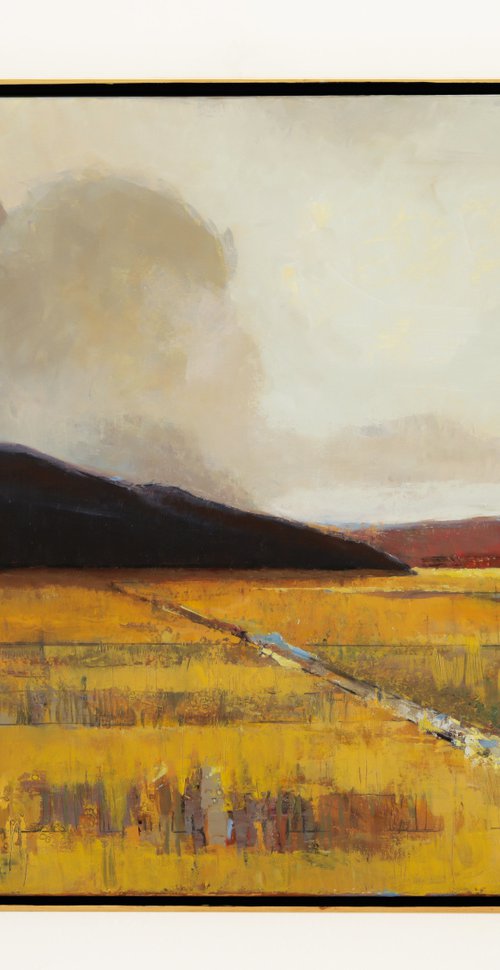 Cozy Mountains 30x30" 76x76cm by Bo Kravchenko by Bo Kravchenko