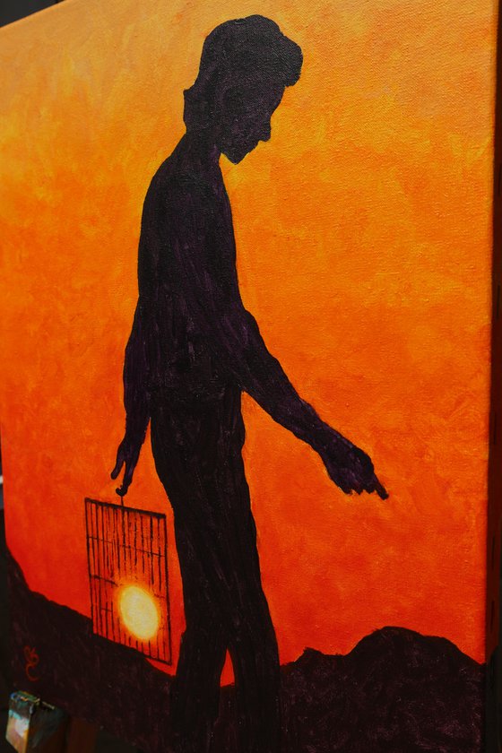 Bird catcher, 30*40