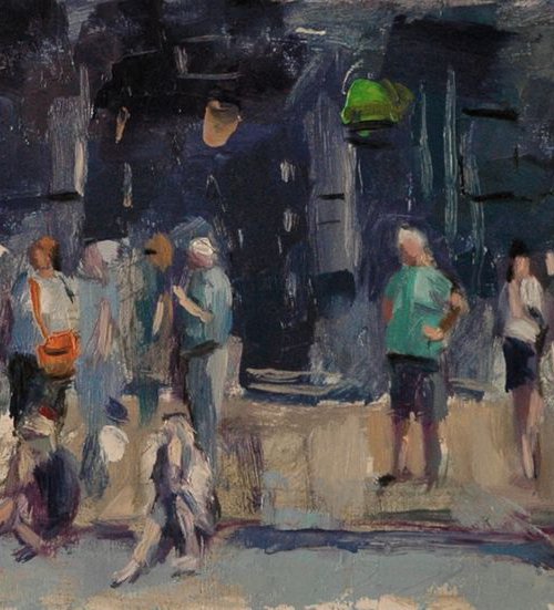 Crowds at Covent Garden by Andre Pallat
