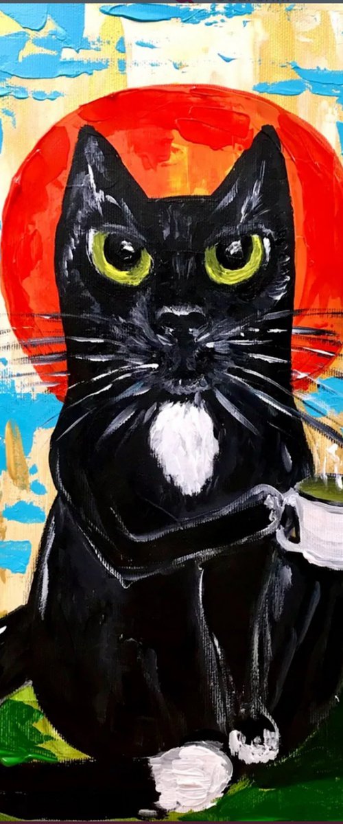 Morning Cat. by Olga Koval