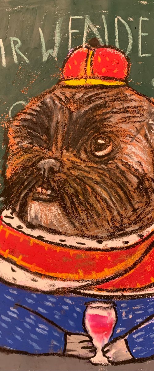 Drinking dog #158 by Pavel Kuragin