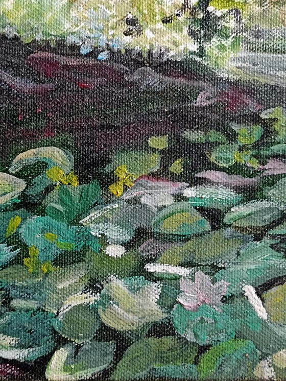 In the garden
