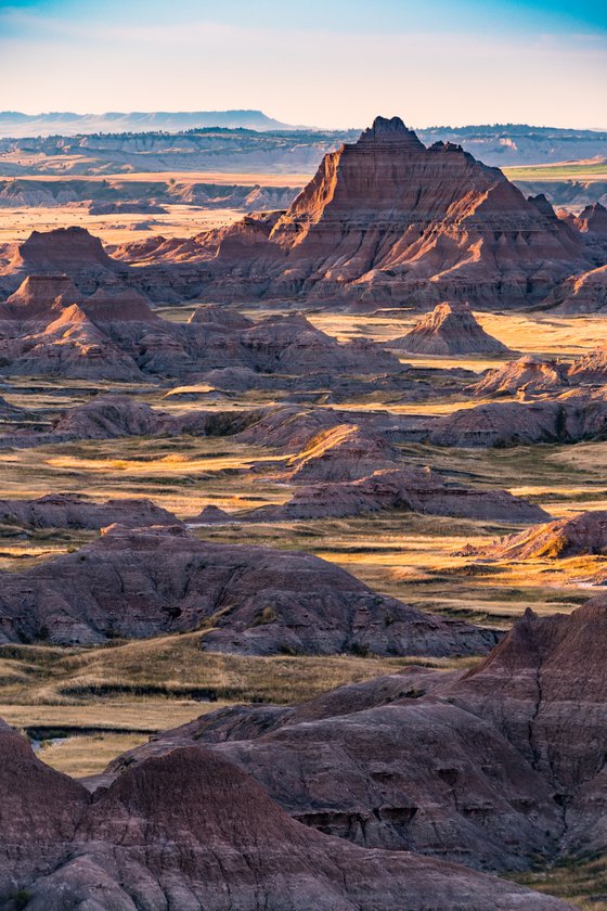 Badlands As Far As The Eye Can See