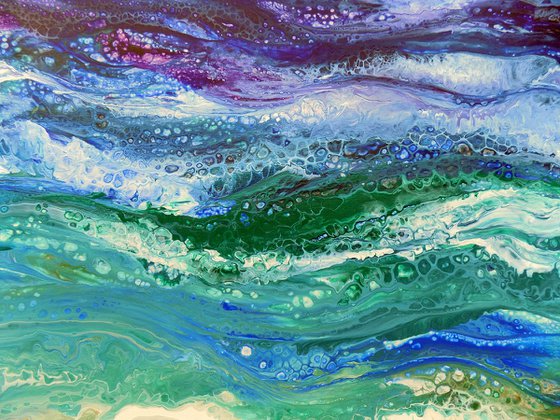 The sound of the sea *- large modern abstract seascape