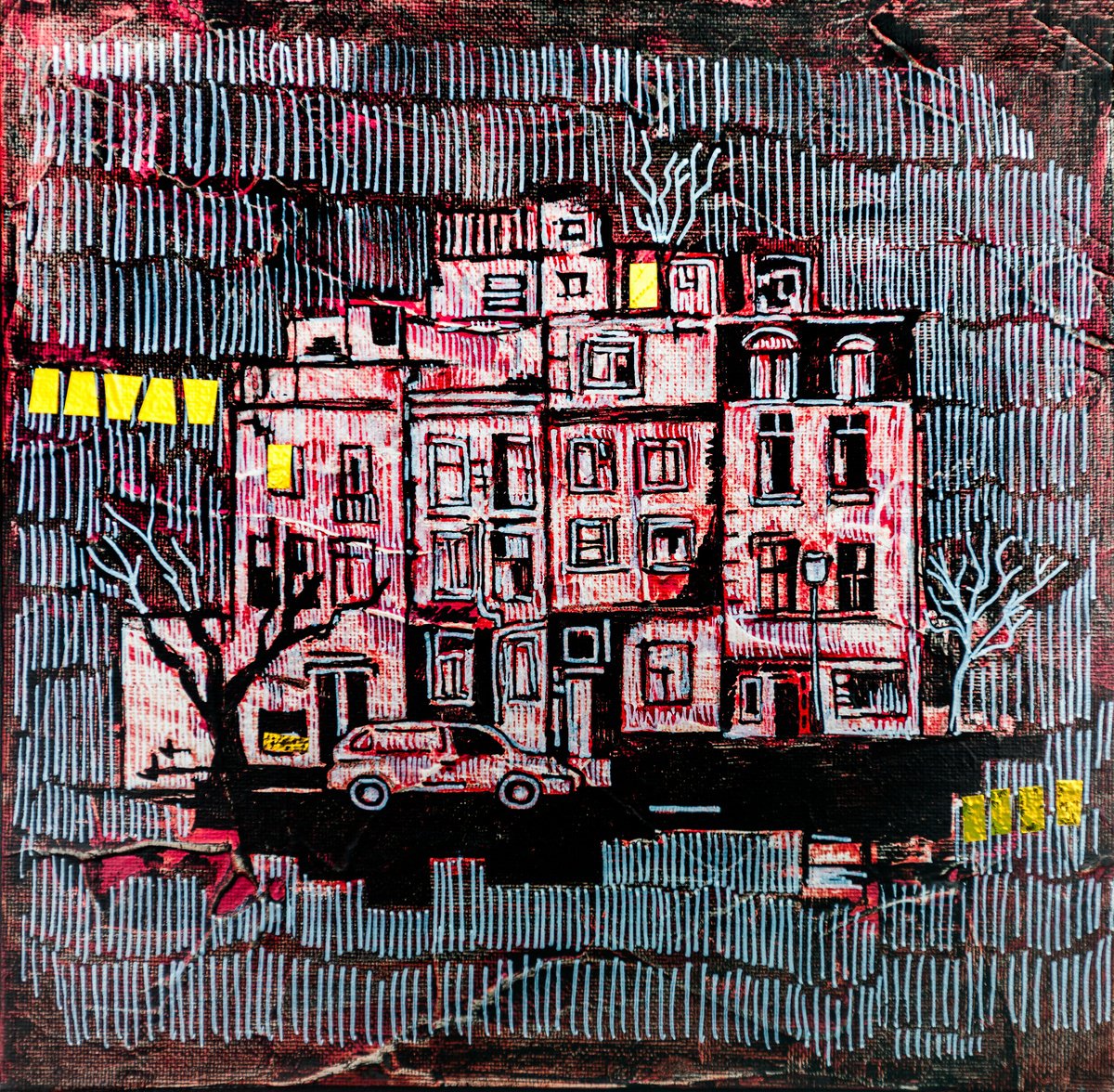 Urban And Pop Acrylic Painting , Urban Levitation 3 By Ariadna De Raadt, 10 X 10, Artwork For Sale On Artfinder