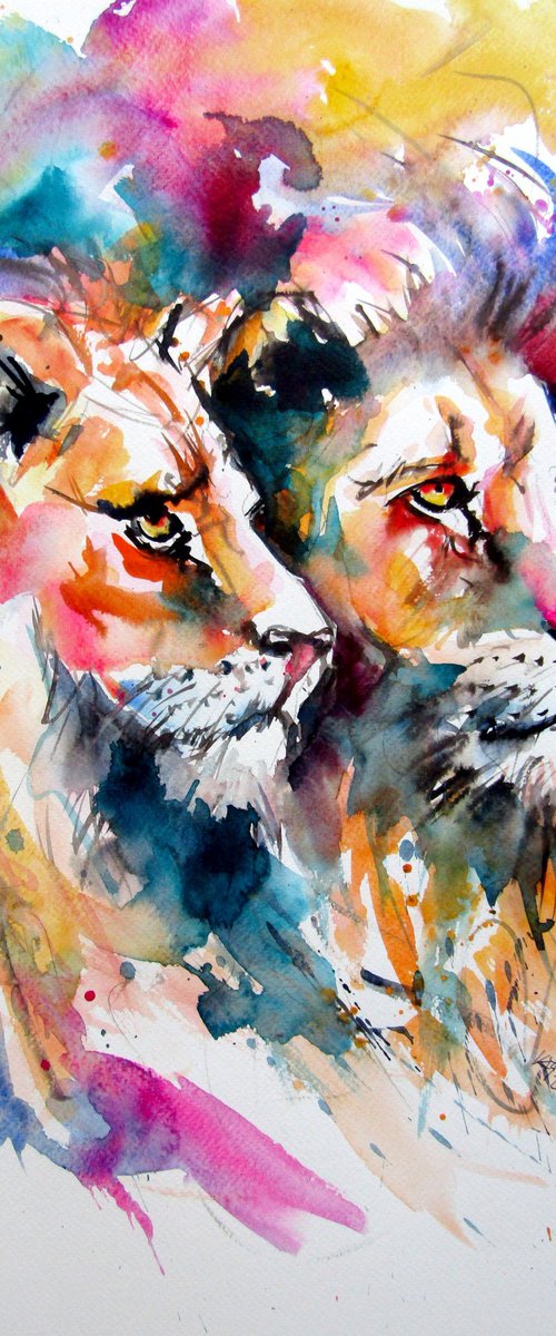 Lions by Kovács Anna Brigitta