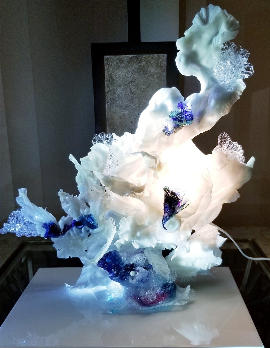 Lighted Sculpture Corals by Nikolina Andrea Seascapes and Abstracts