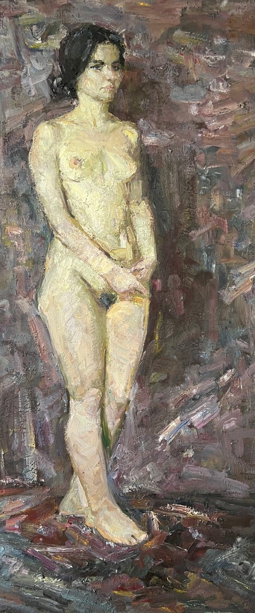 Nude Girl Posing by Zakhar Shevchuk