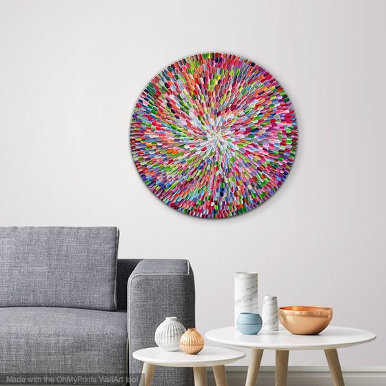 'Pacific rainbow VII' - 30x30”