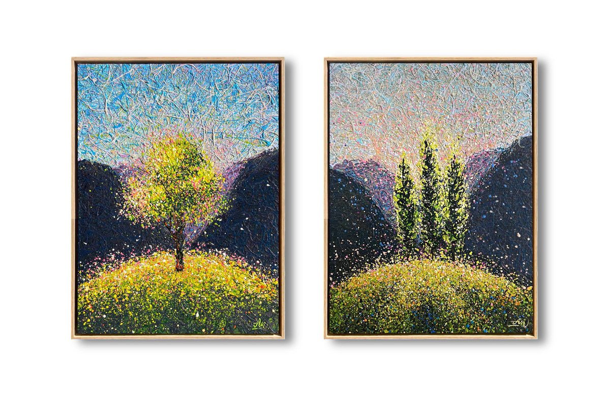  Where Silence Becomes Joy - Light Frame By Nadiia Antoniuk, 49 X 33, Artwork For Sale On Artfinder