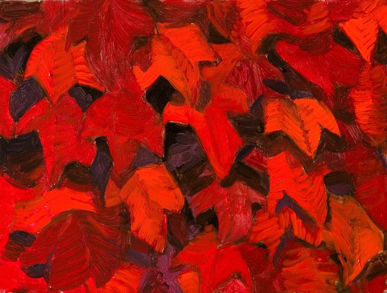 red leaves