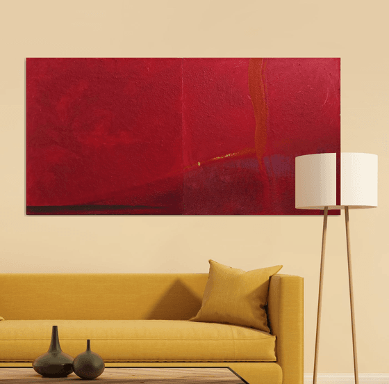 "Forest" diptych