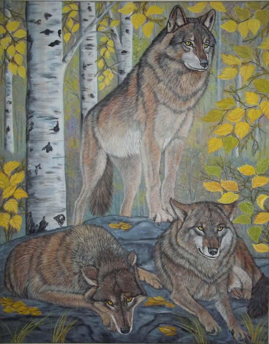 Leader. Wolves by Sofya Mikeworth