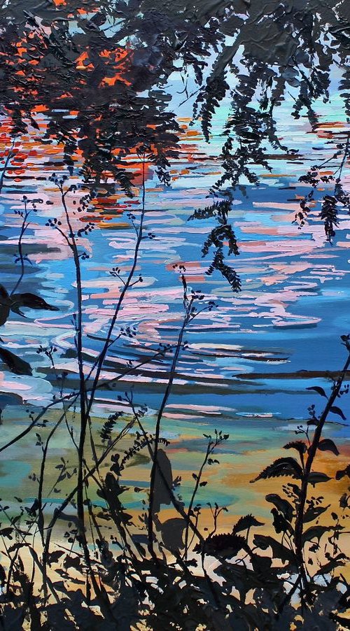 Surface Tension 2 (Large Painting) by Simon Jones