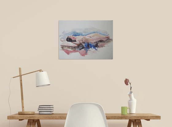 reclining female nude