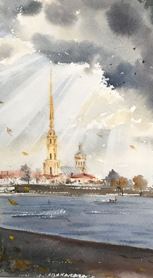 The Peter and Paul Fortress, St. Petersburg by Eugenia Gorbacheva