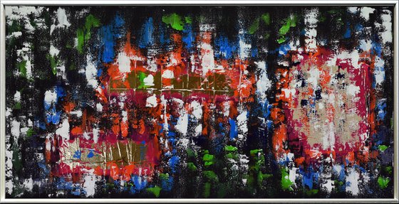 Joyful Play III - Abstract - Acrylic Painting - Framed Painting - Wall Art - Ready to Hang