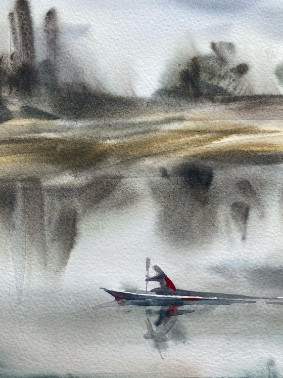 Where the river becomes sky