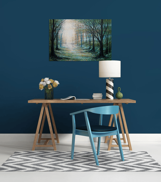 Forest Path In Winter