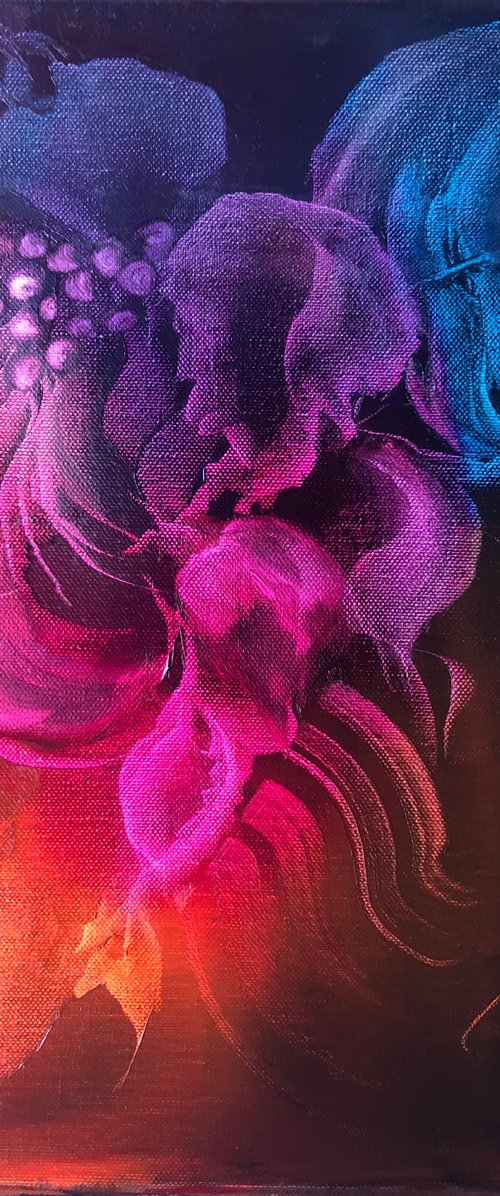 Flowers talk I by Ludmila Budanov