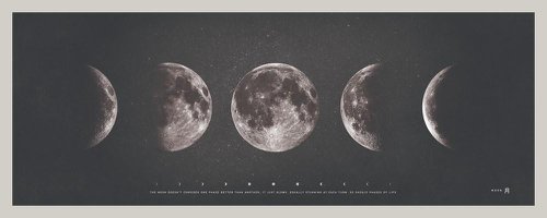 Tsuki 月. Moon Phases by Emilie DeBlack