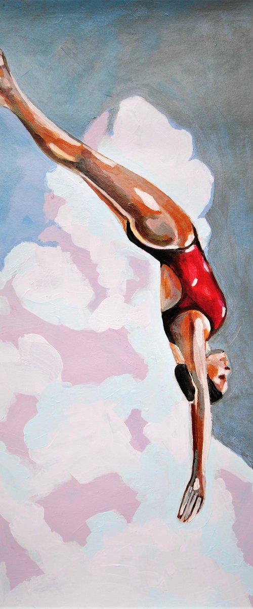 Jump / 66 x 36.5 cm by Alexandra Djokic