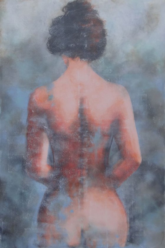 nude in greys (120 x 80 cm)