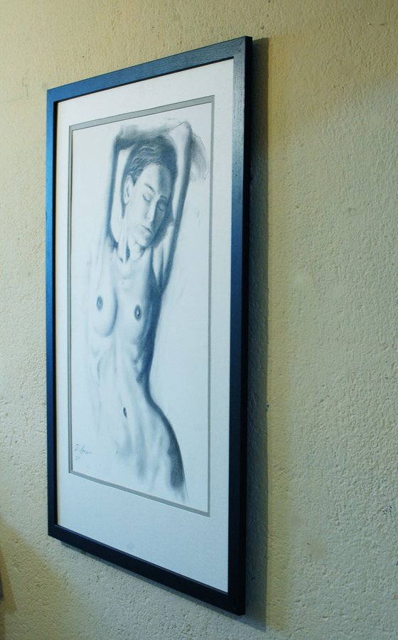 Charcoal drawing