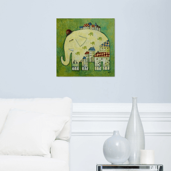 Elephant in the city