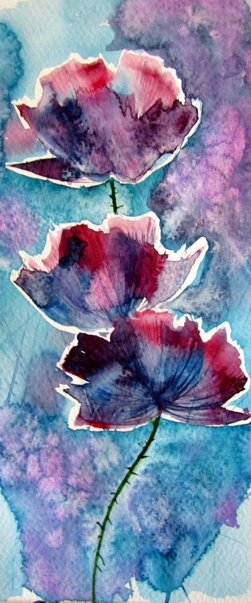 Purple flowers by Kovács Anna Brigitta