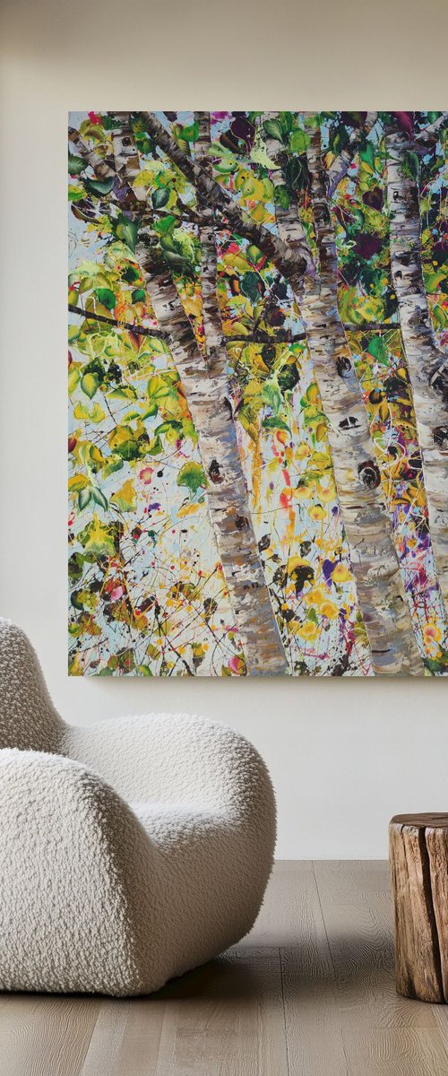Birch Grove by Angie Wright