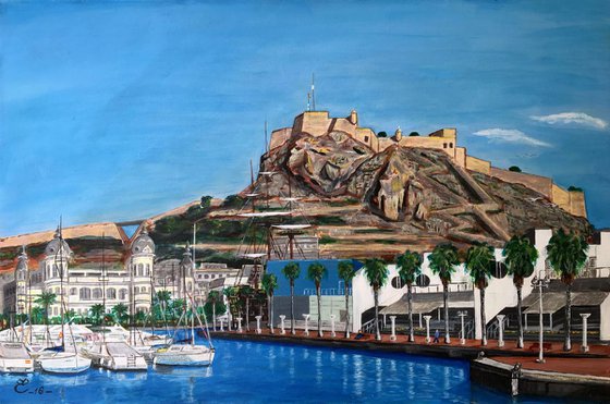 View of the fortress "Santa Barbara", 60*40