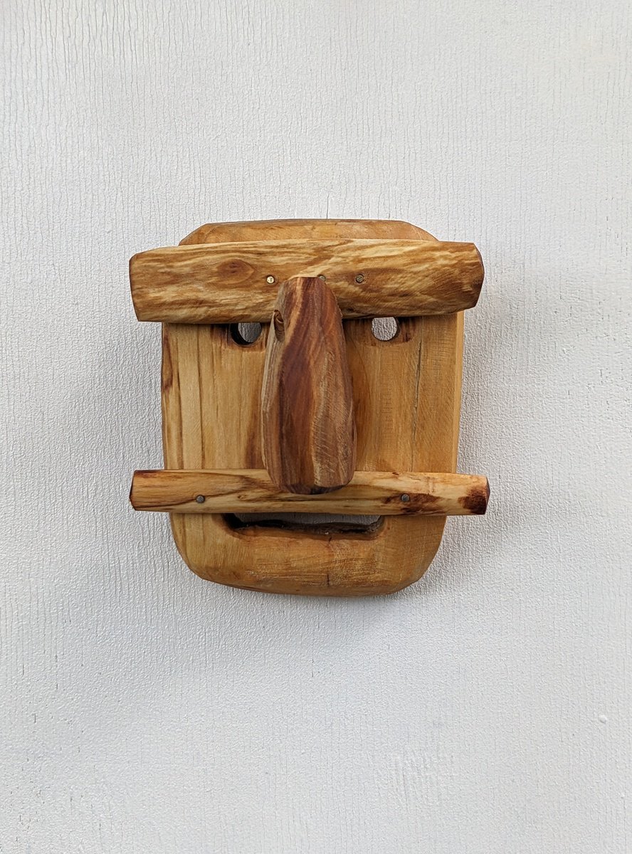 Small wooden mask by Ulugbek Doschanov