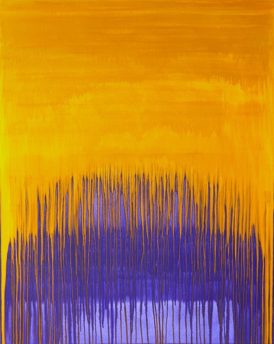 Tuesday (Orange Over Purple)