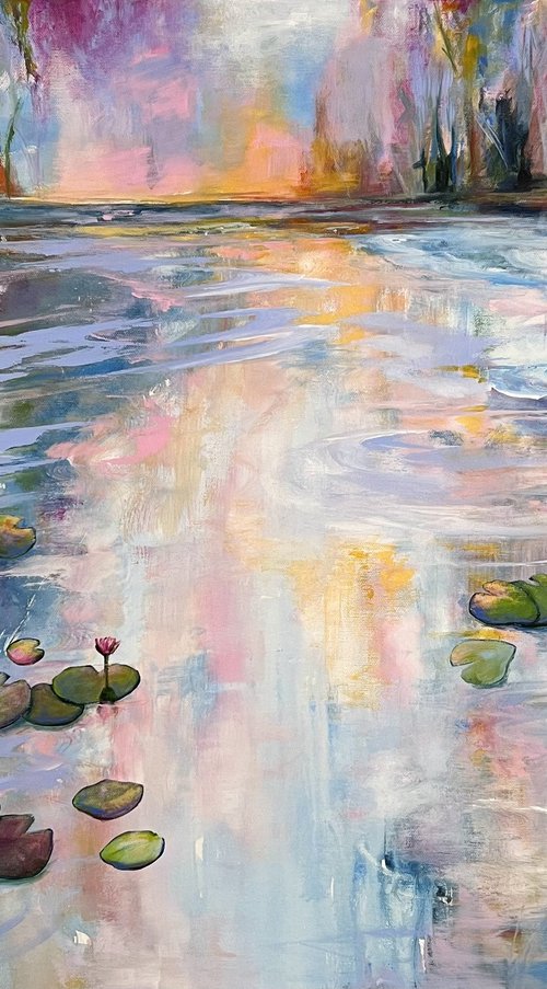 Sunshine On The Pond 7 by Sandra Gebhardt-Hoepfner