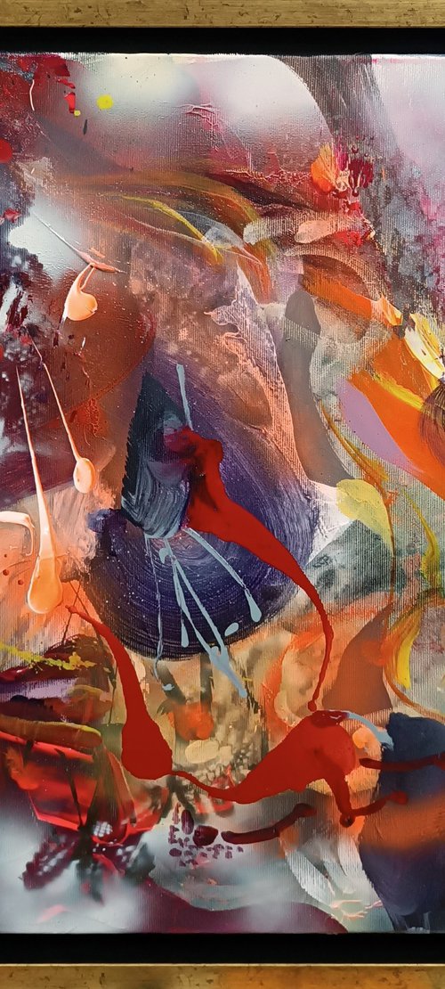 Lost in garden abstract by Kloska Ovidiu